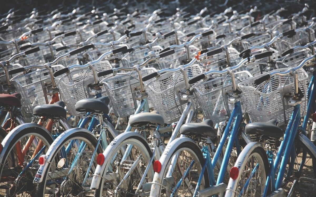Fahrrad mit korb Fahrrad mit korb